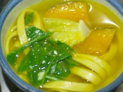 カレー粉のカレーうどん